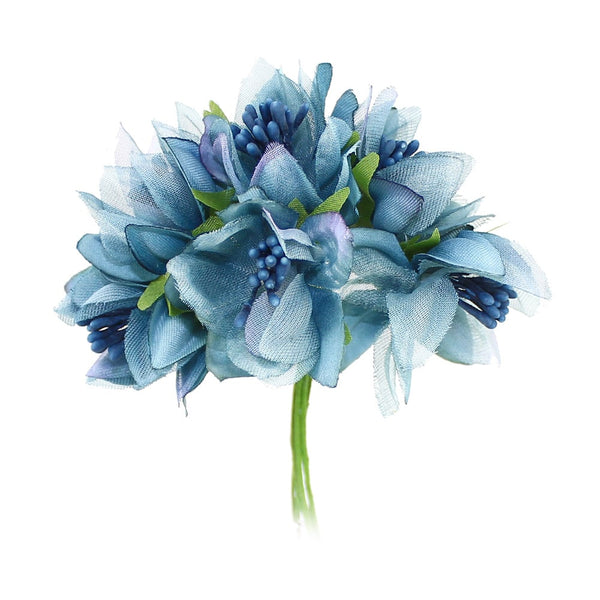 ramillete bolonia tonos azules