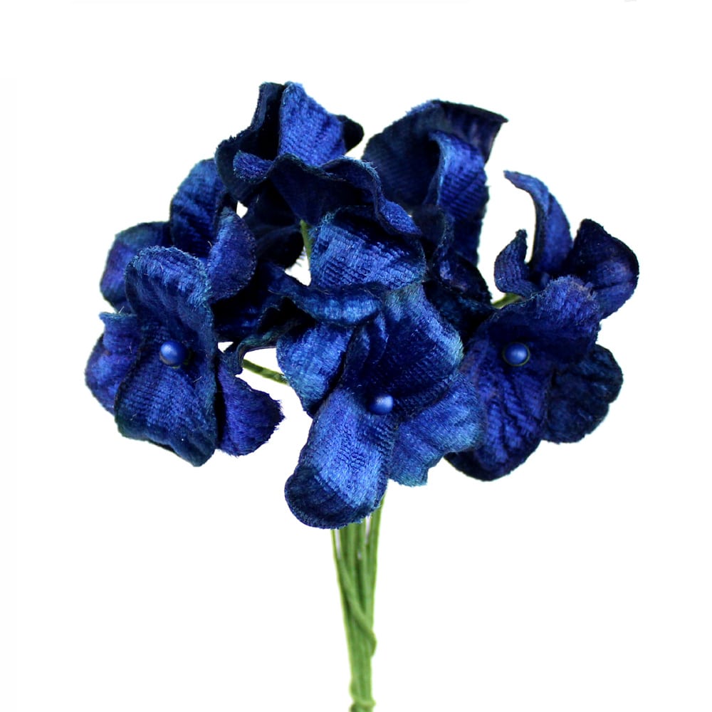 ramillete terciopelo aitana azul marino