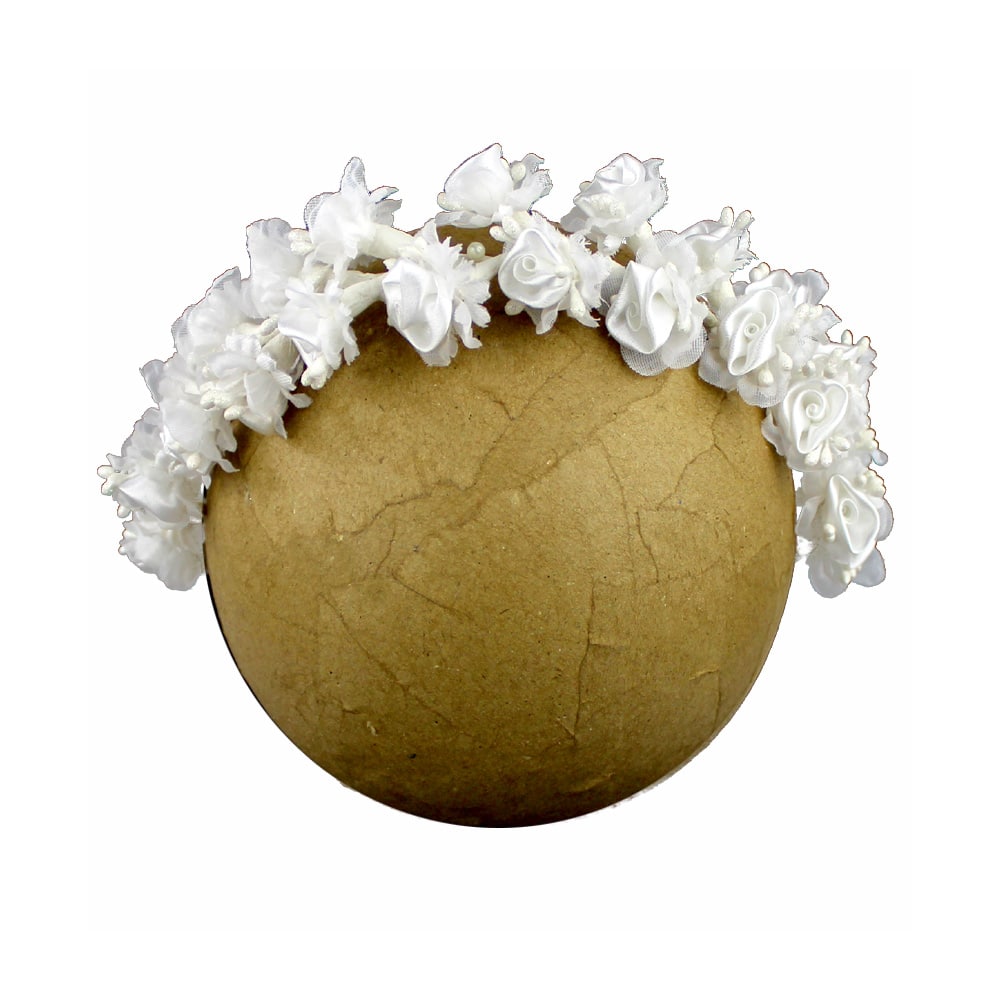 tiara dama blanco