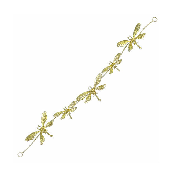 tiara de libelulas oro