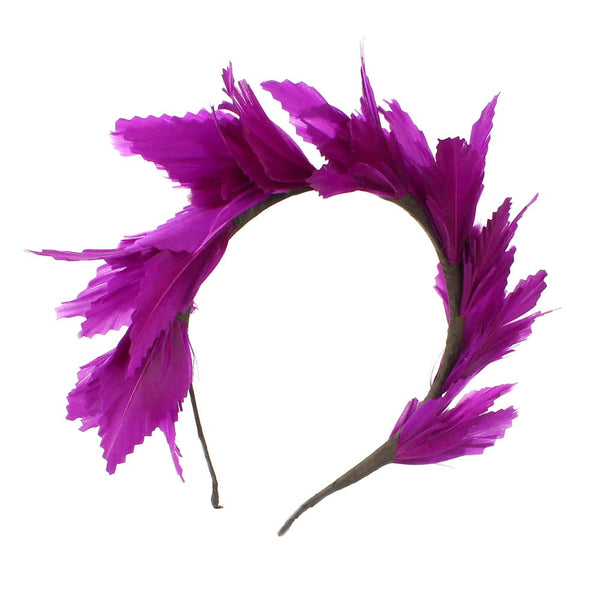 tiara de plumas susan buganvilla