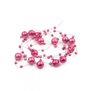 Hilo de perlas rosa