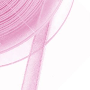 Cinta organdí 7 mm rosa