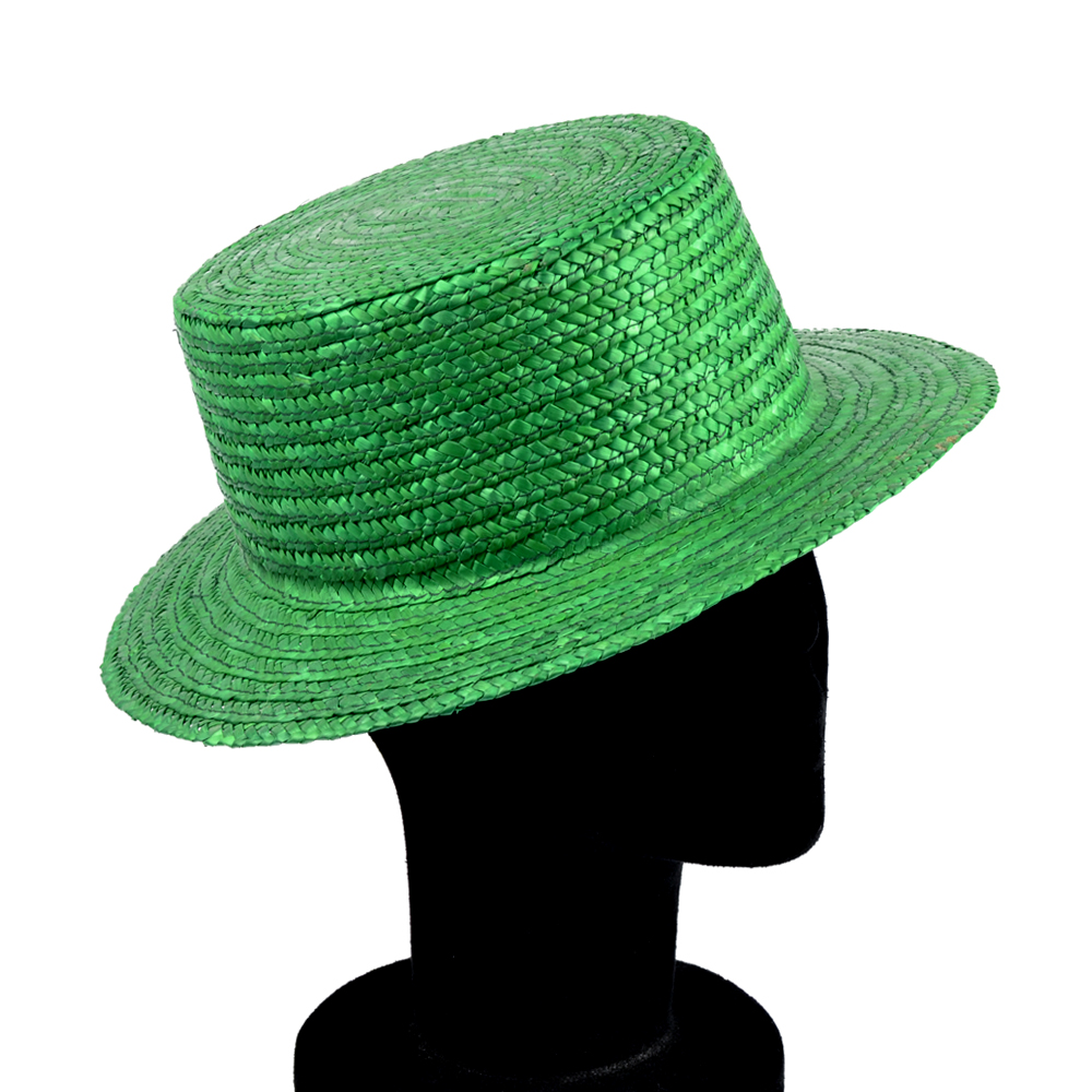 Sombrero Canotier en color verde