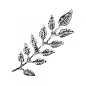 broche rama pin plata