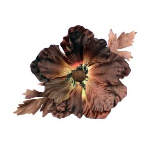 flor alesha marrón oscuro