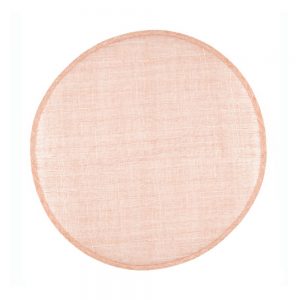 Disco Pamela Sinamay 34 CM rosa nude