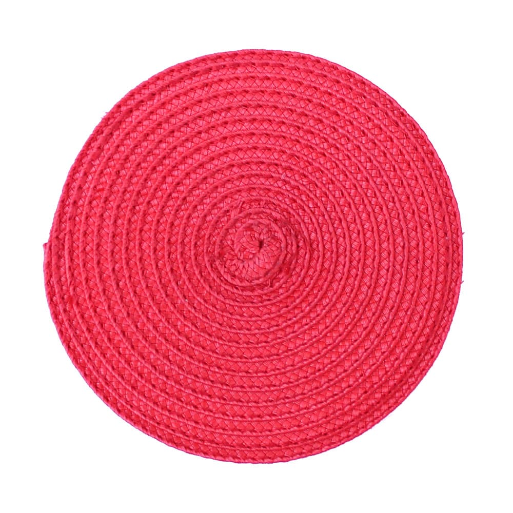 base 10 11 cm polipropileno plana rojo